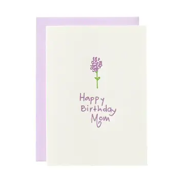 Iron Curtain Press - IC ICGCBI0041 - Purple Flower Mom Birthday Card