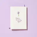 Iron Curtain Press - IC ICGCBI0041 - Purple Flower Mom Birthday Card