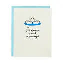 Iron Curtain Press - IC ICGCLO0011 - Forever and Always Swan Love Card