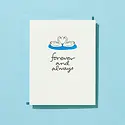Iron Curtain Press - IC ICGCLO0011 - Forever and Always Swan Love Card