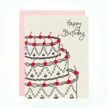Iron Curtain Press - IC ICGCBI0047 - Fancy Cake Birthday Card