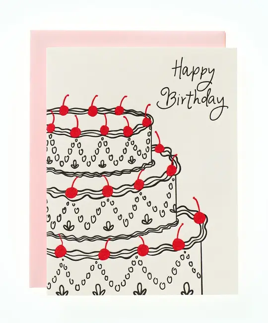 Iron Curtain Press - IC ICGCBI0047 - Fancy Cake Birthday Card