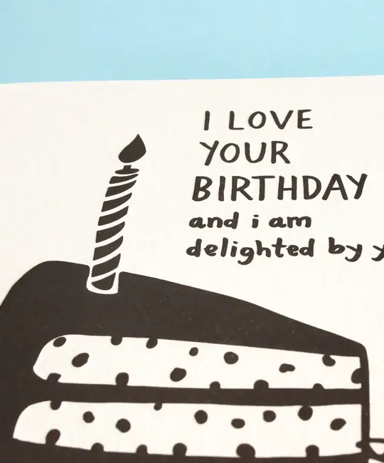 Iron Curtain Press - IC ICGCBI0036 - Delighted Birthday Card