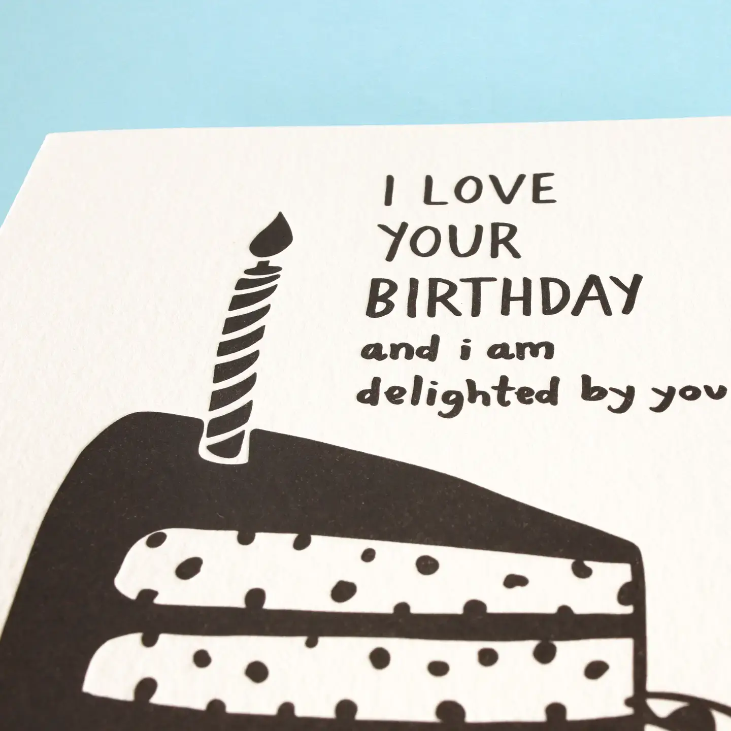 Iron Curtain Press - IC ICGCBI0036 - Delighted Birthday Card