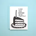 Iron Curtain Press - IC ICGCBI0036 - Delighted Birthday Card
