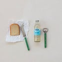 Creative Co-Op - CCO CCO HG - Green Resin Handle Cheese Knife