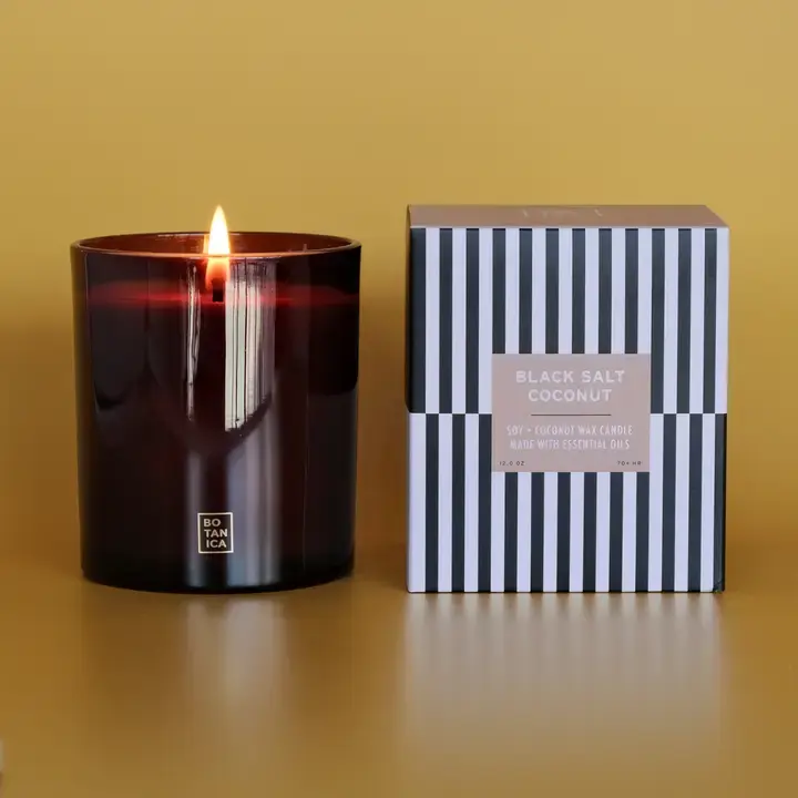 Botanica - BOT BOT CALA - Black Salt + Coconut Essentials Candle 12 oz.