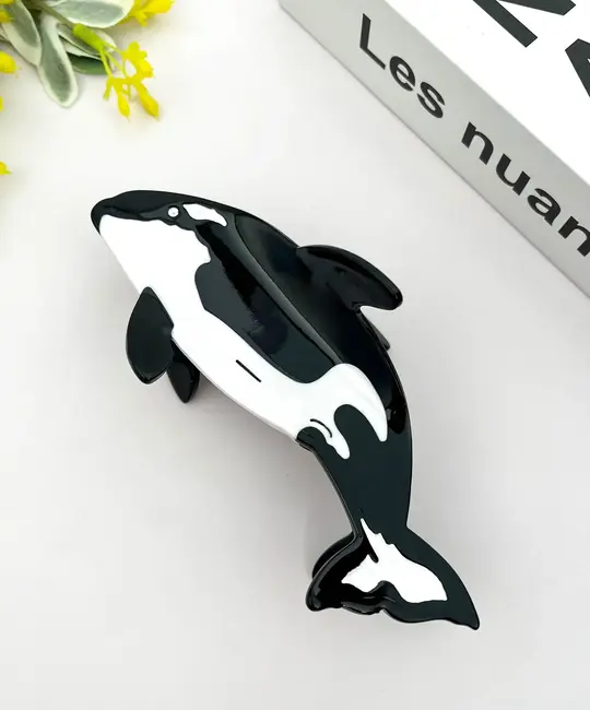 TheDivaSoap - TDSO TDSO ACHA - Orca Whale Claw Hair Clip