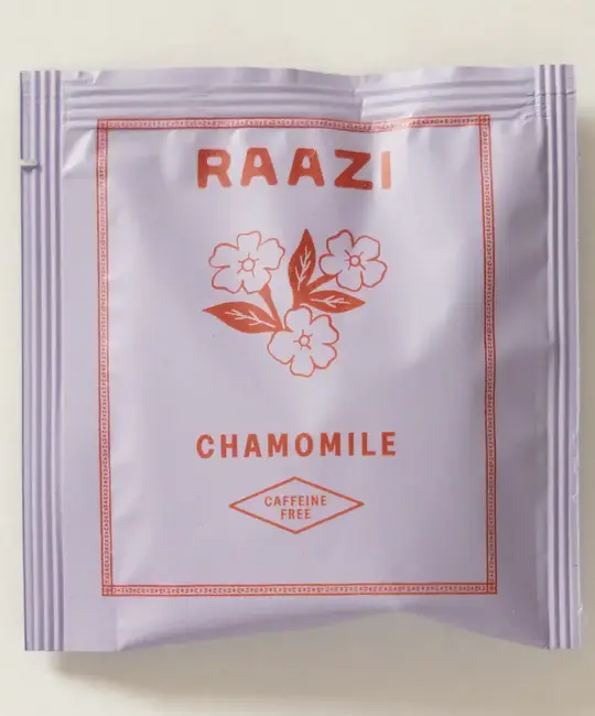 Raazi Tea - RAT RAT FAD - Single Chamomile Individually Wrapped Tea Bag
