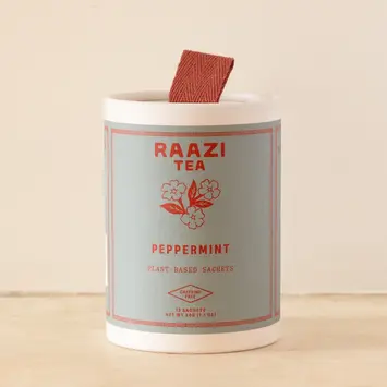 Raazi Tea - RAT RAT FAD - Peppermint Tea, 12 Bags