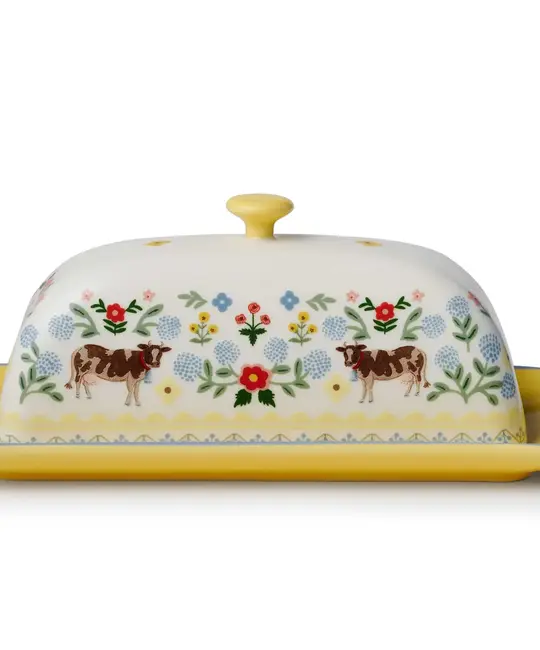 Rifle Paper Co - RP RP HG - Home Sweet Home Porcelain Butter Dish