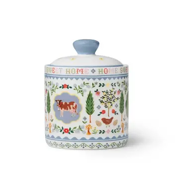 Rifle Paper Co - RP RP HG - Home Sweet Home Porcelain Canister with Lid