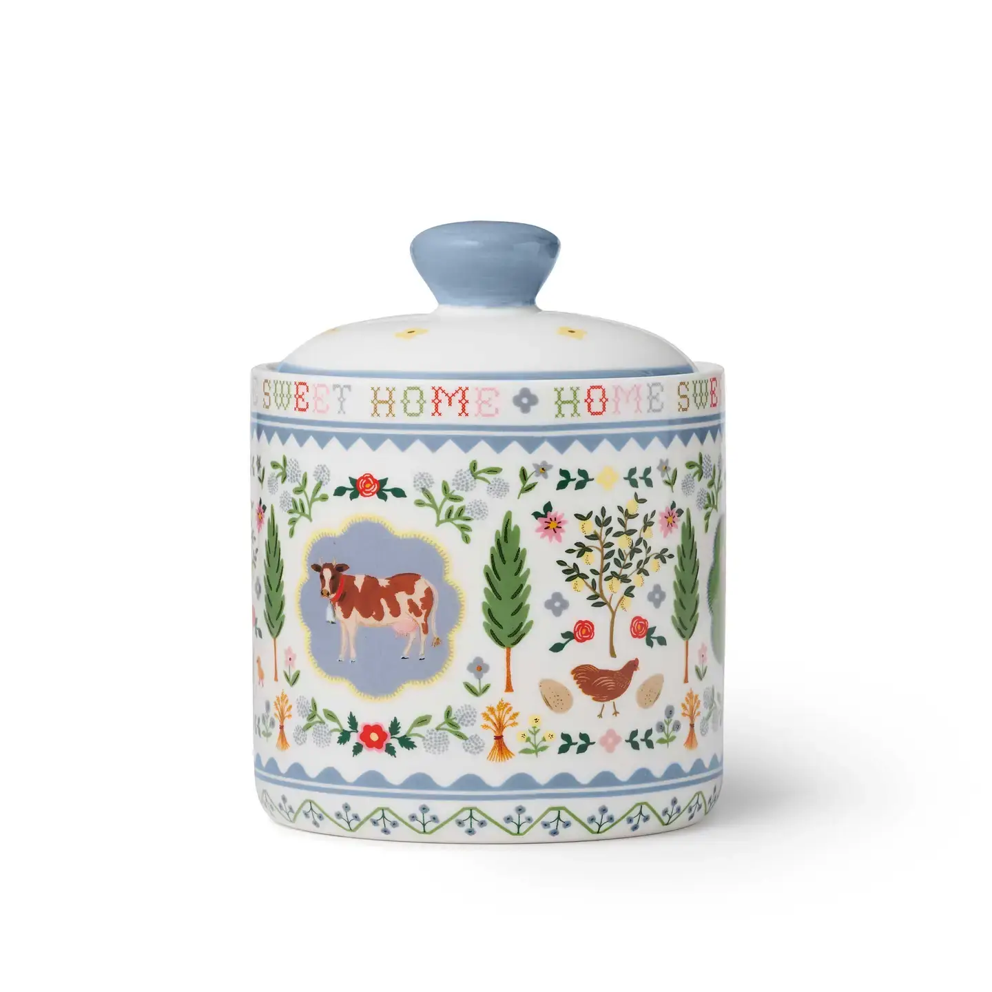 Rifle Paper Co - RP RP HG - Home Sweet Home Porcelain Canister with Lid