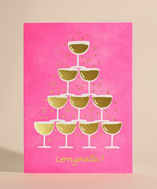 Half Pint Studio - HPS HPSGCCO0002 - Champagne Congrats Card