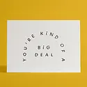 Half Pint Studio - HPS HPSGCMI0004 - Kind of a Big Deal Card