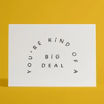 Half Pint Studio - HPS HPSGCMI0004 - Kind of a Big Deal Card