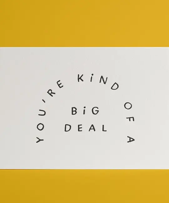 Half Pint Studio - HPS HPSGCMI0004 - Kind of a Big Deal Card