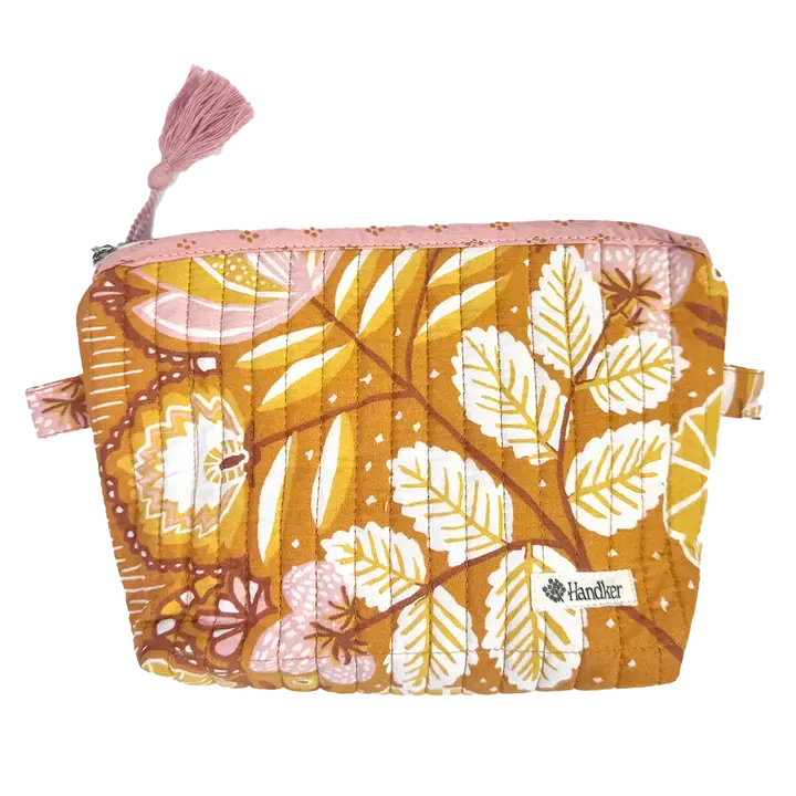 Handker Bandanas / Hemlock Goods - HB HB BA - Tawny Quilted Zipper Pouch