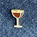 Love & Victory - LV LV ACEP - Espresso Martini Enamel Pin