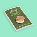 Love & Victory - LV LV ACEP - Bagel & Lox Enamel Pin