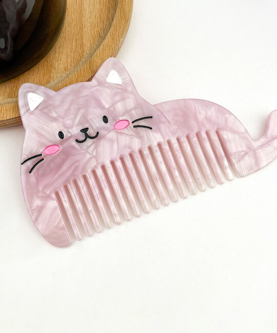 TheDivaSoap - TDSO TDSO ACHA - Purple Cute Cat Hair Comb