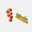 Yellow Owl Workshop - YOW YOW JE - Tomatoes and Pasta Stud Earrings