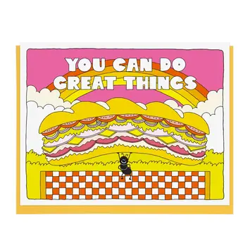 Lucky Horse Press - LHP LHPGCFR0018 - You Can Do Great Things Ant with Sandwich