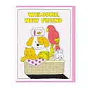 Lucky Horse Press - LHP LHPGCMI0023 - Welcome, New Friend Animals Card