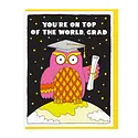 Lucky Horse Press - LHP LHPGCGR0003 - Top of The World Owl Graduation Card