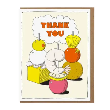 Lucky Horse Press - LHP LHPGCTY0009 - Appetizers Thank You Card