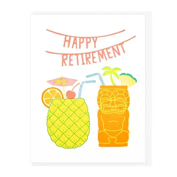 Lucky Horse Press - LHP LHPGCRE0001 - Tiki Cocktails Retirement Card