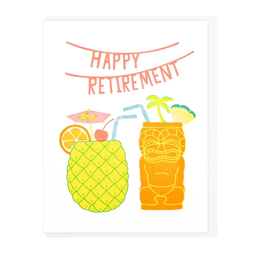 Lucky Horse Press - LHP LHPGCRE0001 - Tiki Cocktails Retirement Card