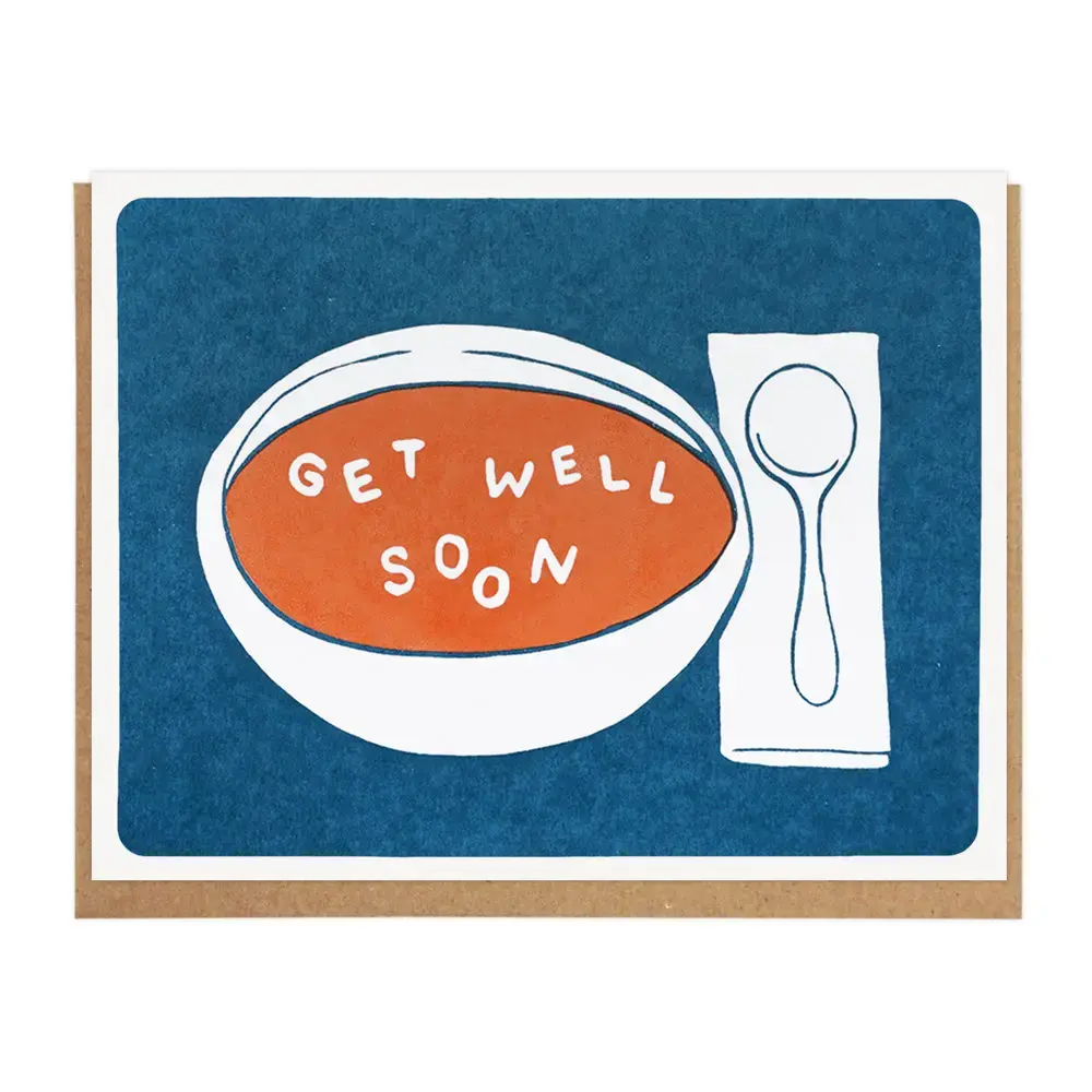Lucky Horse Press - LHP LHPGCGW0013 - Get Well Soon Soup Card