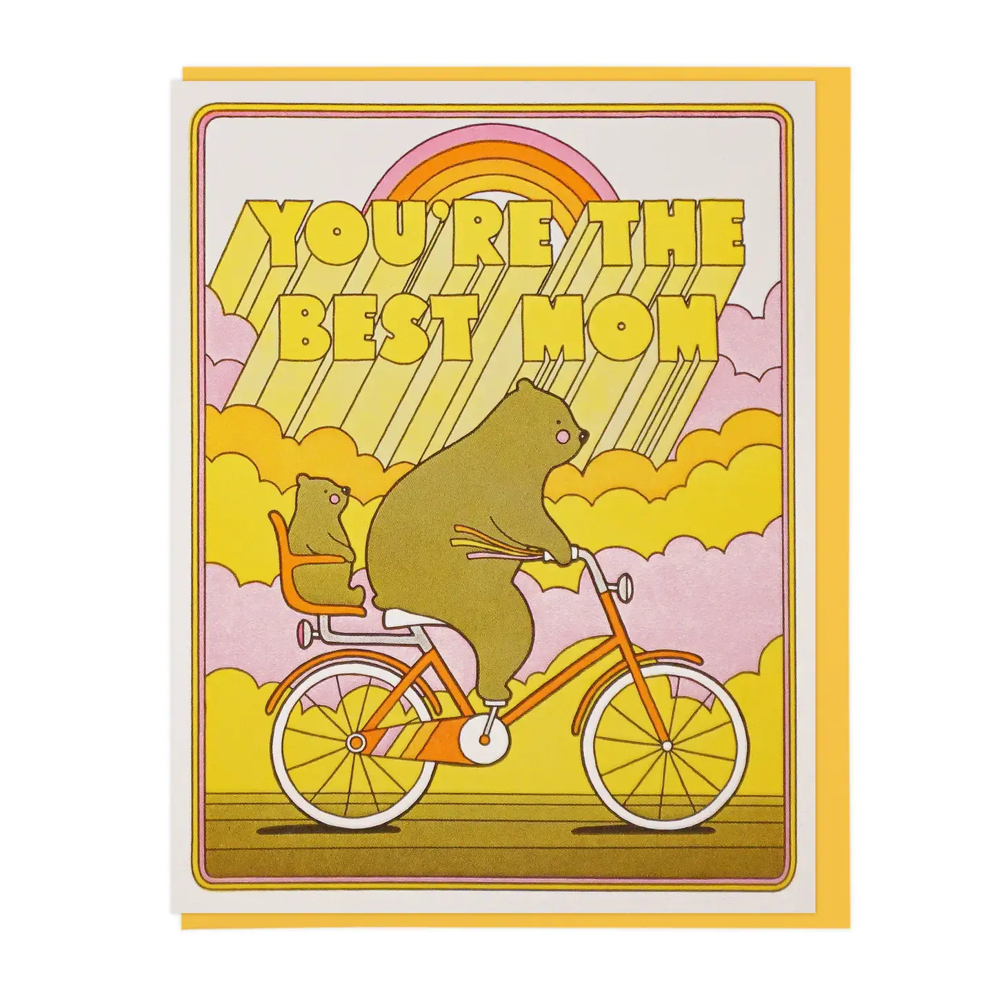 Lucky Horse Press - LHP LHPGCMD0013 - Best Mom Bears on Bike Mother's Day Card