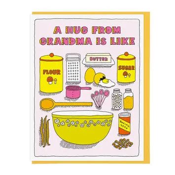 Lucky Horse Press - LHP LHPGCMD0010 - A Hug From Grandma Baking Mother's Day Card