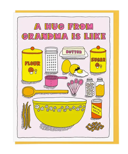 Lucky Horse Press - LHP LHPGCMD0010 - A Hug From Grandma Baking Mother's Day Card
