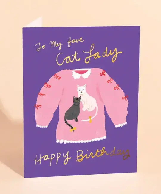 Carolyn Suzuki - CSU CSUGCBI0026 - Cat Lady Birthday Card