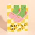 Carolyn Suzuki - CSU CSUGCMD0007 - Cozy Feet Slippers Mother's Day Card