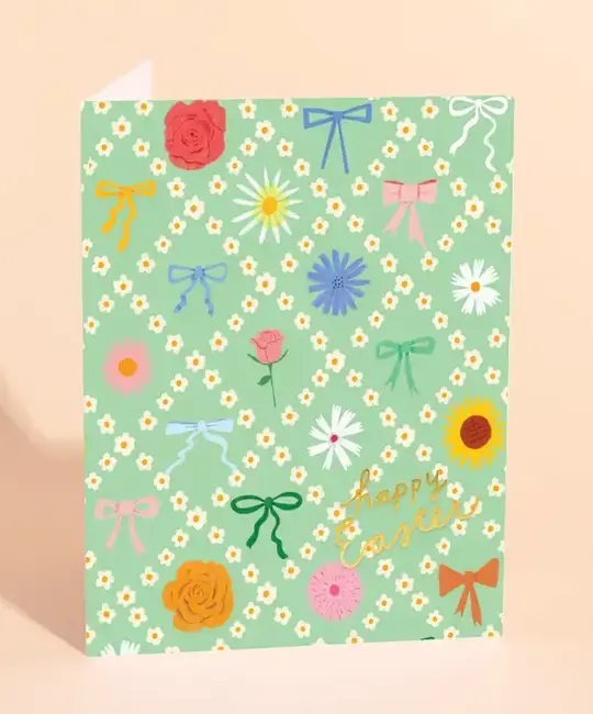 Carolyn Suzuki - CSU CSUGCEA0001 - Flowers and Bows Easter Card