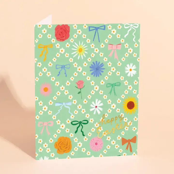 Carolyn Suzuki - CSU CSUGCEA0001 - Flowers and Bows Easter Card