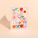 Carolyn Suzuki - CSU CSUGCCO0003 - Hell Yeah Bows and Flowers Congratulations Card