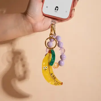 Carolyn Suzuki - CSU CSU ACKC - Pickle N Banana Everywhere Charm Key Chain