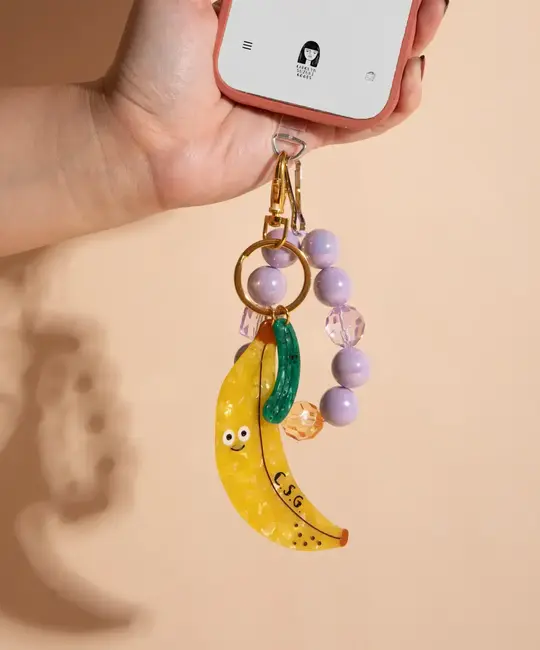 Carolyn Suzuki - CSU CSU ACKC - Pickle N Banana Everywhere Charm Key Chain