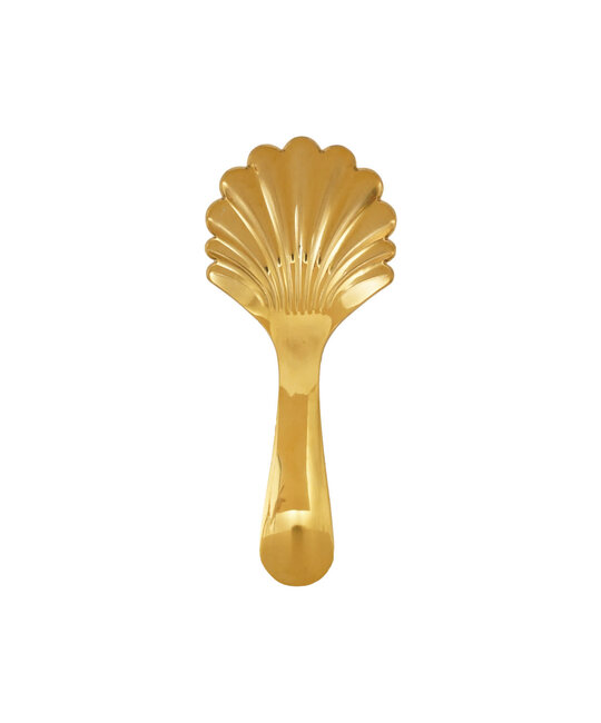 Creative Co-Op - CCO CCO HG - Shell Shaped Spoon, Gold Finish