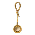Creative Co-Op - CCO CCO HG - Rope Shaped Handle Spoon, Brass