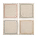 Creative Co-Op - CCO CCO HGKL - Grecian Multi-Color Embroidery Cotton Napkins, Set of 4