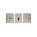 Creative Co-Op - CCO CCO HG - Embedded Fish on Hook Drinking Glass, 12 oz., Assorted Styles