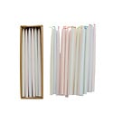 Creative Co-Op - CCO CCO CATA - Pastel Color Wick Thin Taper Candle (1/2" Round)  Box Set of 24, Unscented 10" tall
