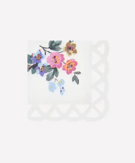 Meri Meri - MEM MEM PS - Basketweave Floral Small Napkins