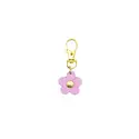 Glad & Young Studio - GYS GYS ACKC - Flower Leather Bag Charm Key Chain, Petal